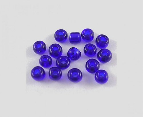 SKO777, ROKAJL 4mm MODRÝ Transparent /20g