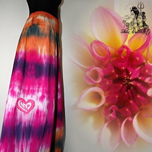 Aladinky "Tie - Dye" Malinové Srdce — foto 1