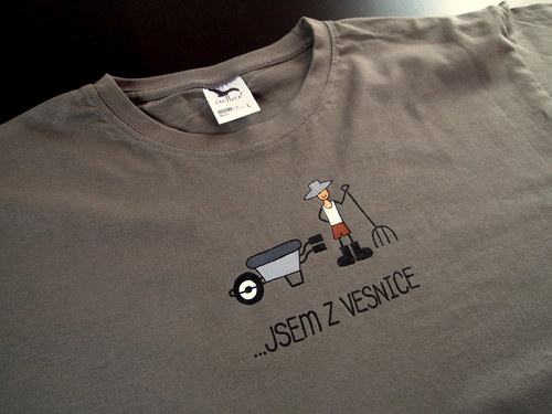 Tričko XL " Jsem z vesnice " — foto 1