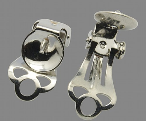Náušnice klipsy - 9 x 15mm, 1 pár