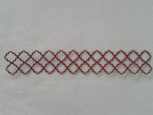 Bordura - Tessatina - červená