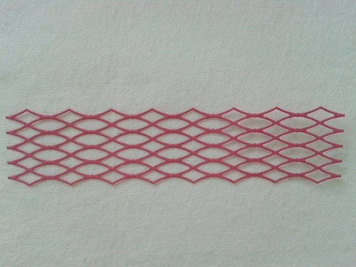 Bordura - Trellis - růžová