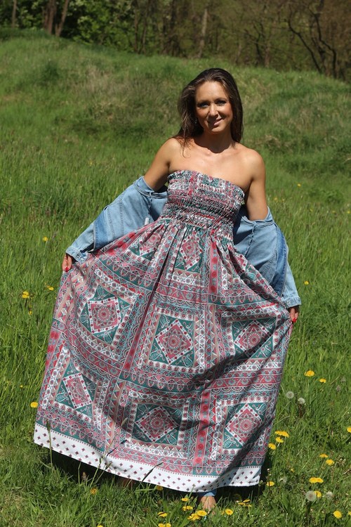 Maxi ETNO šaty — foto 1