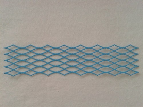 Bordura - Trellis - modrá