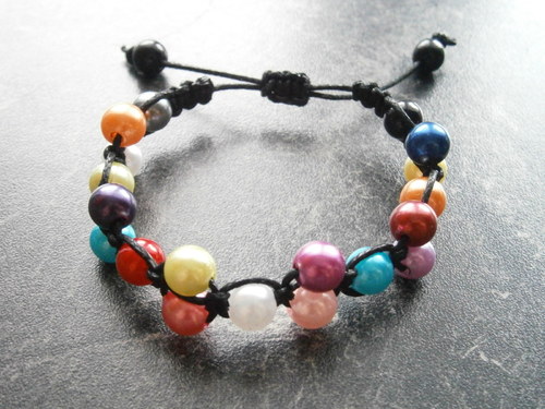 Náramek Shamballa barevný — foto 1