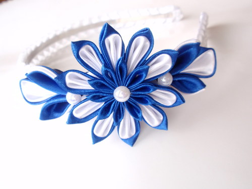 Čelenka kanzashi — foto 1