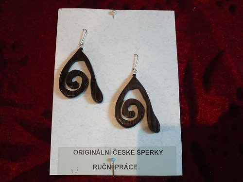 Naušnice "spirálky pod střechou" — foto 1