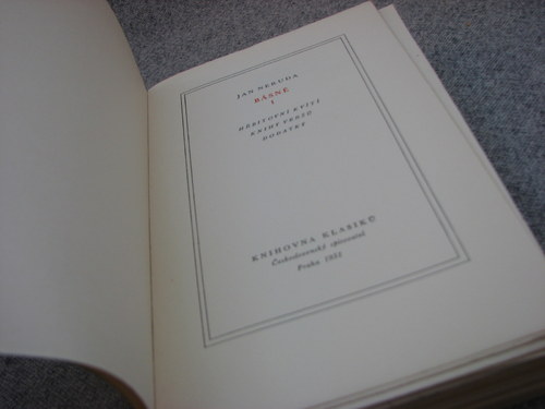 Jan Neruda, Básně, 1951