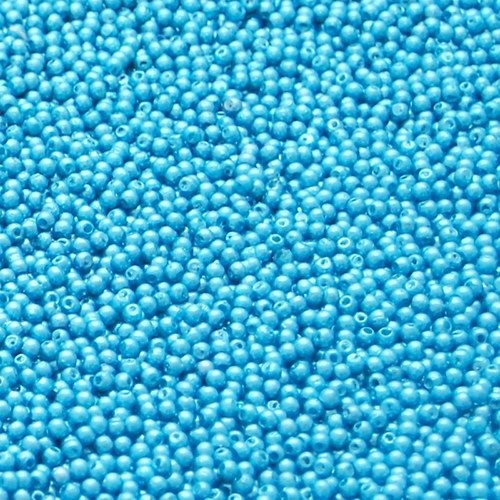 Korálky plastové kulička Ø 2mm 10g — foto 1