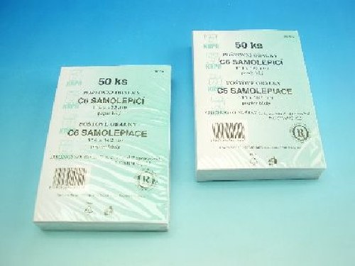 Poštovní obálka C6 samolepící 1bal/50ks