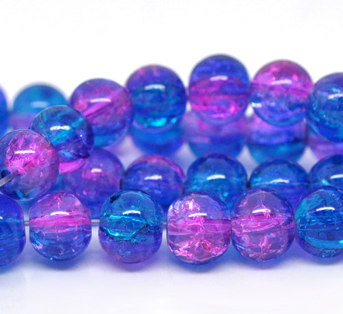 Práskačky modro-růžové 6mm/10ks
