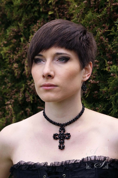 Black Symphony Cross - náhrdelník 15