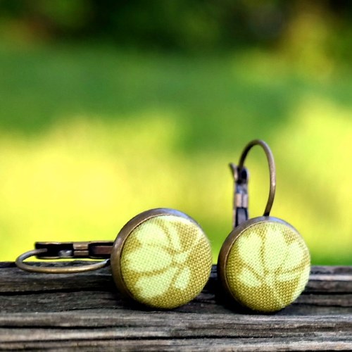 Náušnice buttonky — foto 1