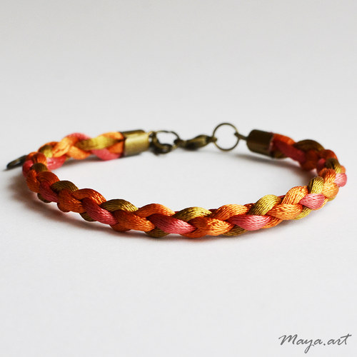 Oranžový náramek "SIMPLE BRACELET"