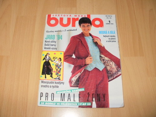 SVĚTOVÁ MÓDA BURDA 1/1994 — foto 1