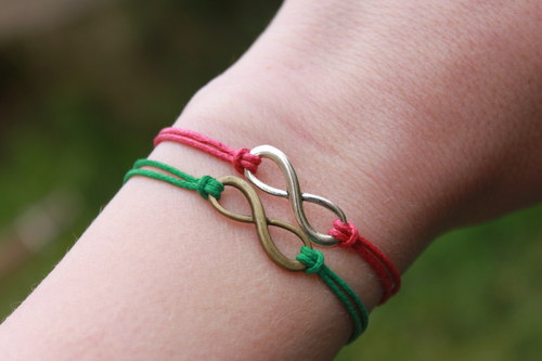 Infinity.. Náramek makramé — foto 1