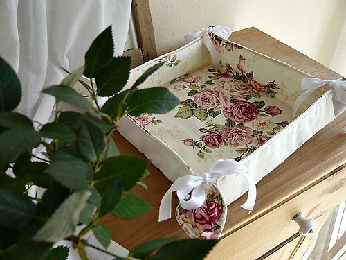 Látkový košíček — foto 1