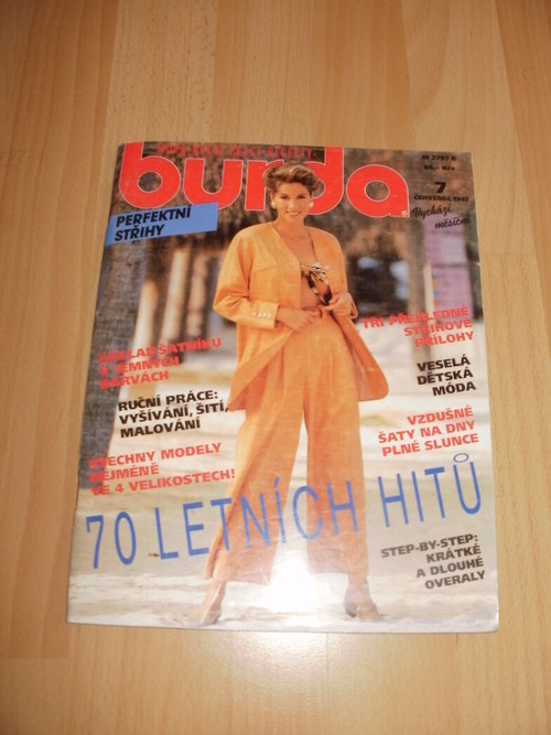 SVĚTOVÁ MÓDA BURDA 7/1992 — foto 1