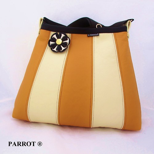 Kožená - SOLOMON BAG - NATUR - PARROT® — foto 1