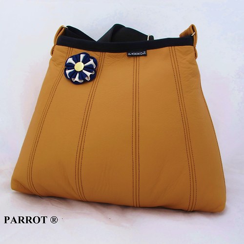 Kožená - SOLOMON BAG - NATUR - PARROT® — foto 1
