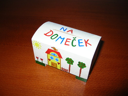 Pokladnička na přání- na domeček