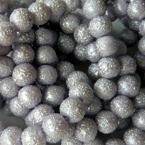 Voskované perly vroubkované 10mm - 10 ks