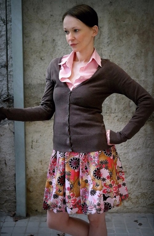 Balonová sukně...gypsy red — foto 1