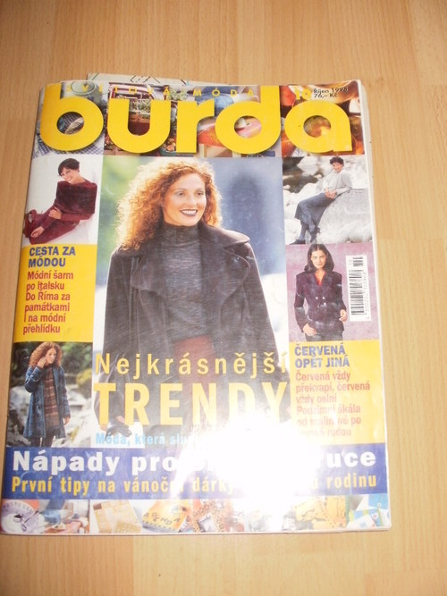 SVĚTOVÁ MÓDA BURDA 10/1998 — foto 1