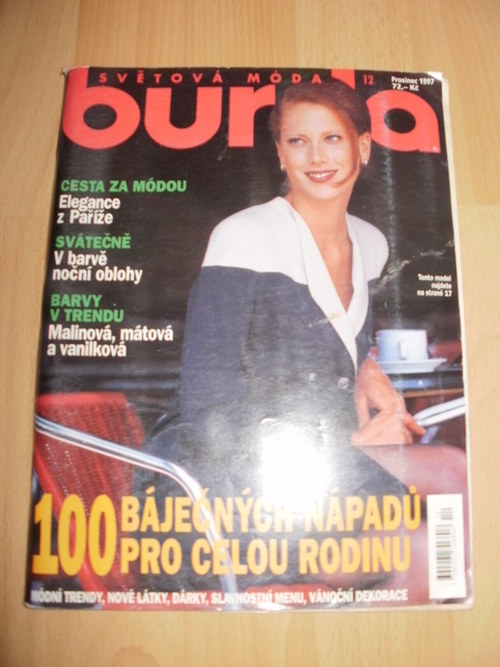 SVĚTOVÁ MÓDA BURDA 12/1997 — foto 1