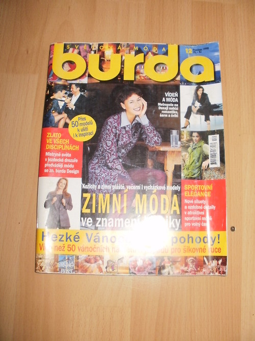 SVĚTOVÁ MÓDA BURDA 12/1998 — foto 1