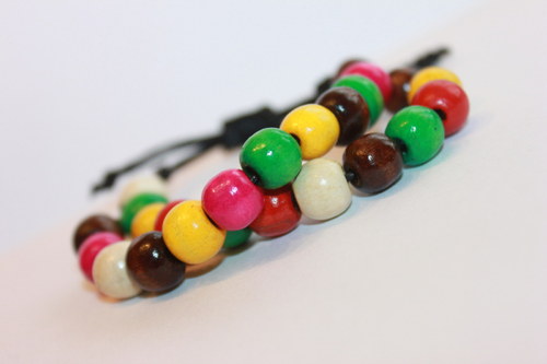 Summer Time.. Náramek makramé/shamballa — foto 1