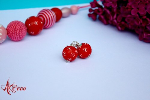 Strawberry Shake - náušnice — foto 1