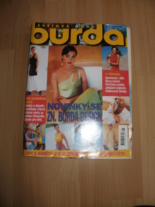 SVĚTOVÁ MÓDA BURDA 5/1998 — foto 1