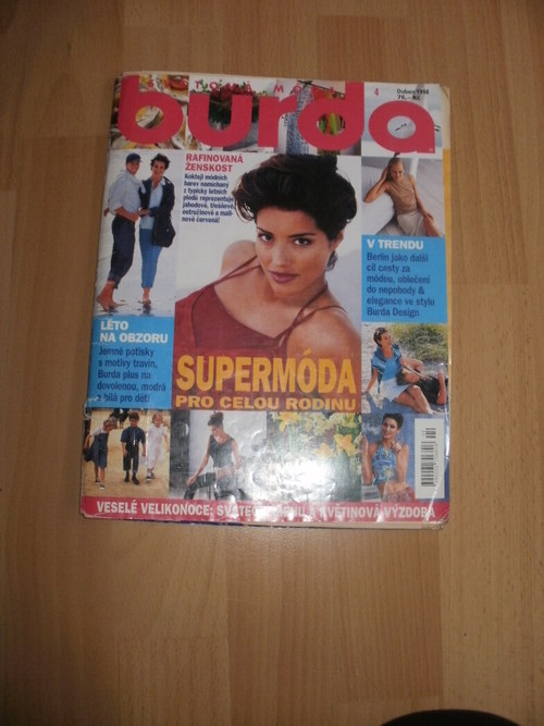 SVĚTOVÁ MÓDA BURDA 4/1998 — foto 1