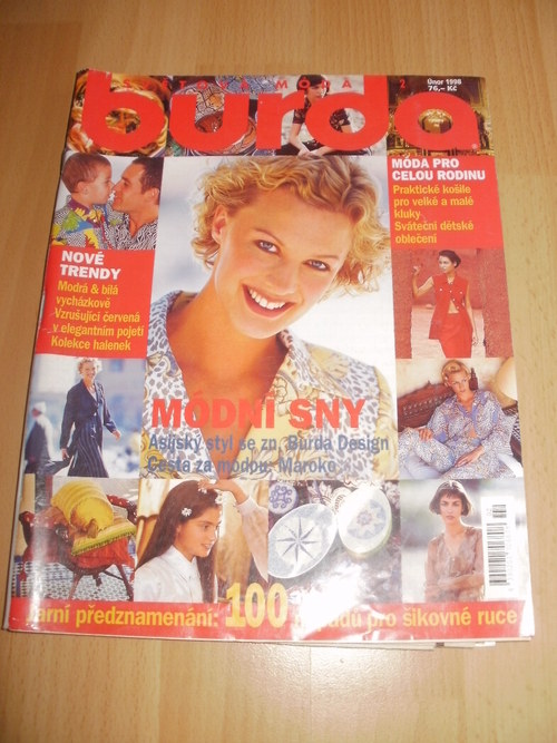 SVĚTOVÁ MÓDA BURDA 2/1998 — foto 1