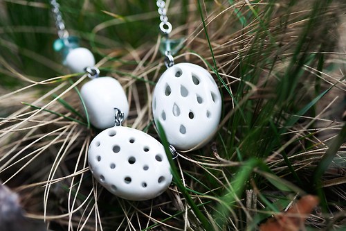 Vůně deště (porcelánový náhrdelník) — foto 1