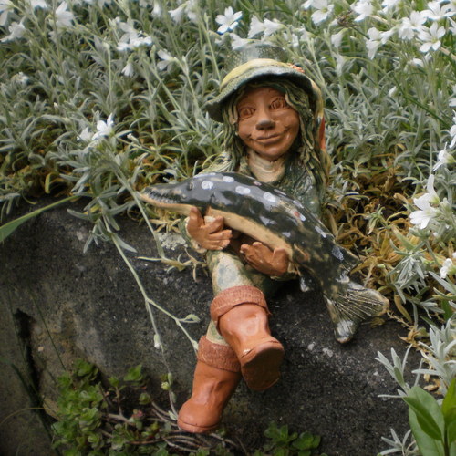 Vodník Pankrác se štikou-22cm — foto 1