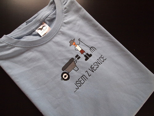 Tričko XL " Jsem z vesnice " — foto 1
