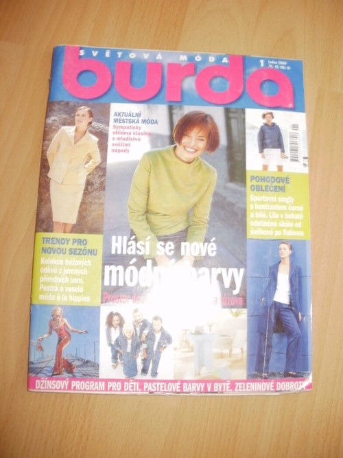SVĚTOVÁ MÓDA BURDA 1/2000 — foto 1