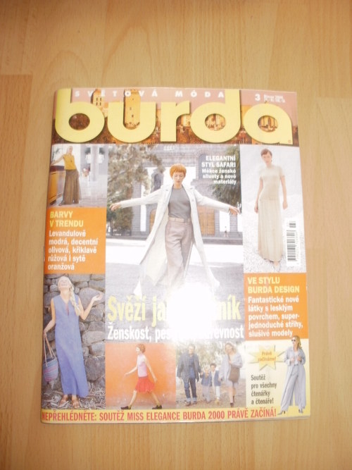 SVĚTOVÁ MÓDA BURDA 3/2000 — foto 1