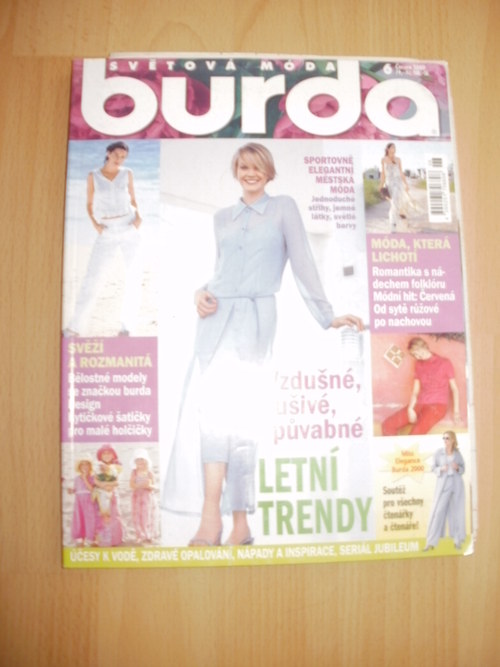 SVĚTOVÁ MÓDA BURDA 6/2000 — foto 1