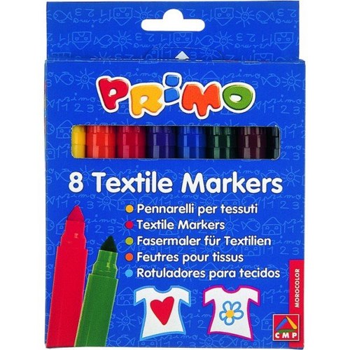 Fixy na textil Primo / sada / 8 ks — foto 1