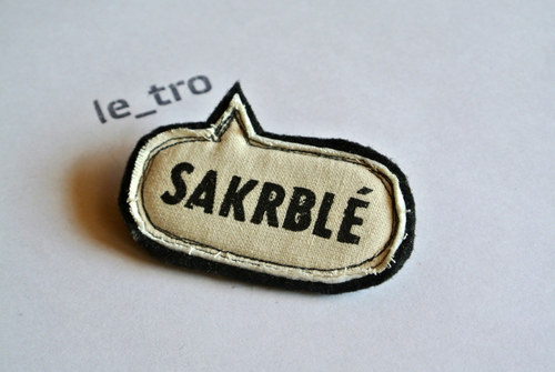 Brož SAKRBLÉ — foto 1
