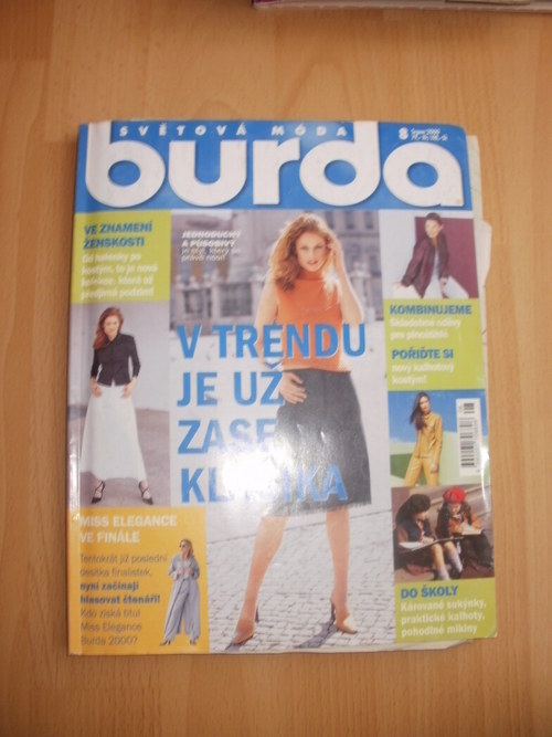 SVĚTOVÁ MÓDA BURDA 8/2000 — foto 1