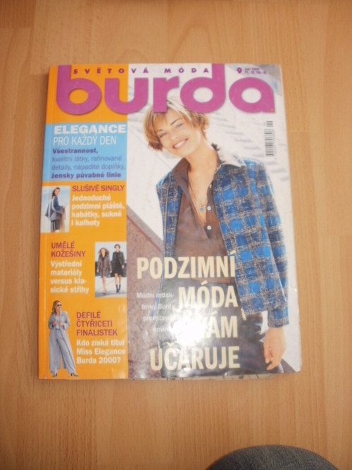 SVĚTOVÁ MÓDA BURDA 9/2000 — foto 1