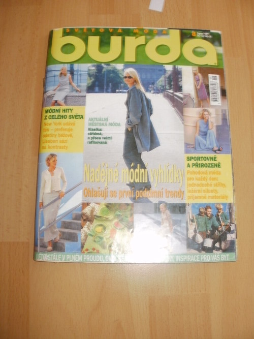 SVĚTOVÁ MÓDA BURDA 8/1999 — foto 1