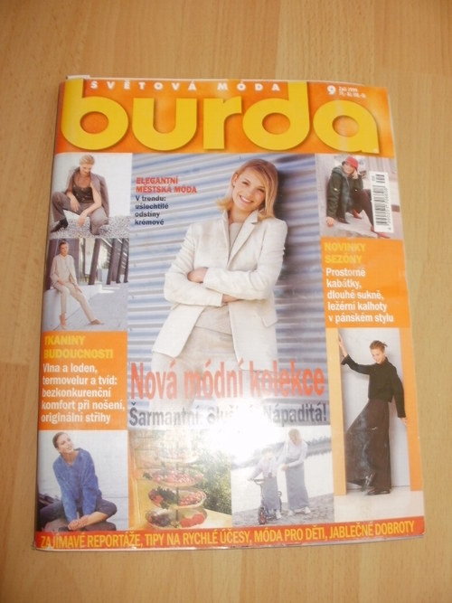 SVĚTOVÁ MÓDA BURDA 9/1999 — foto 1