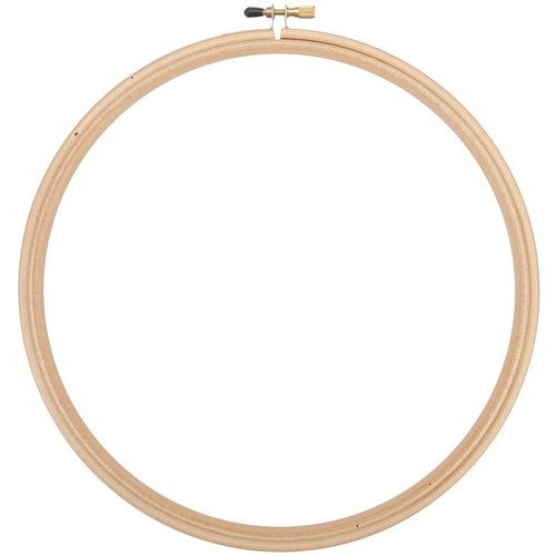 Vyšívací bubínek dřevo - 23 cm — foto 1