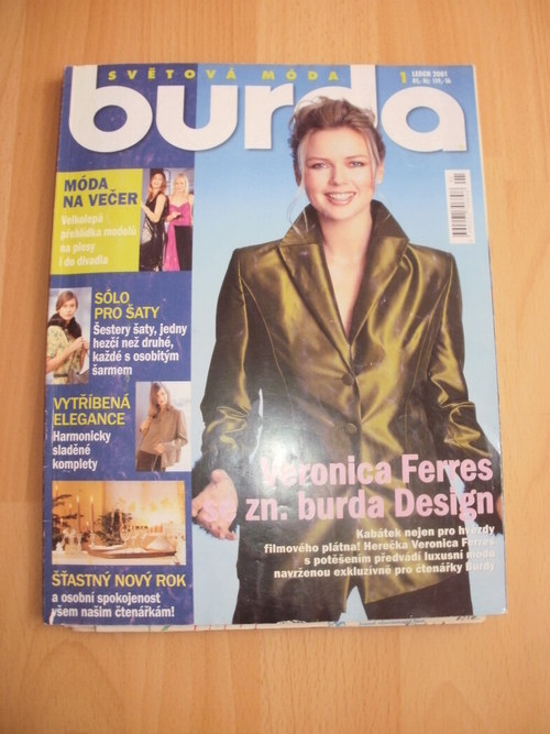 SVĚTOVÁ MÓDA BURDA 1/2001 — foto 1