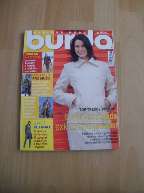 SVĚTOVÁ MÓDA BURDA 9/2001 — foto 1